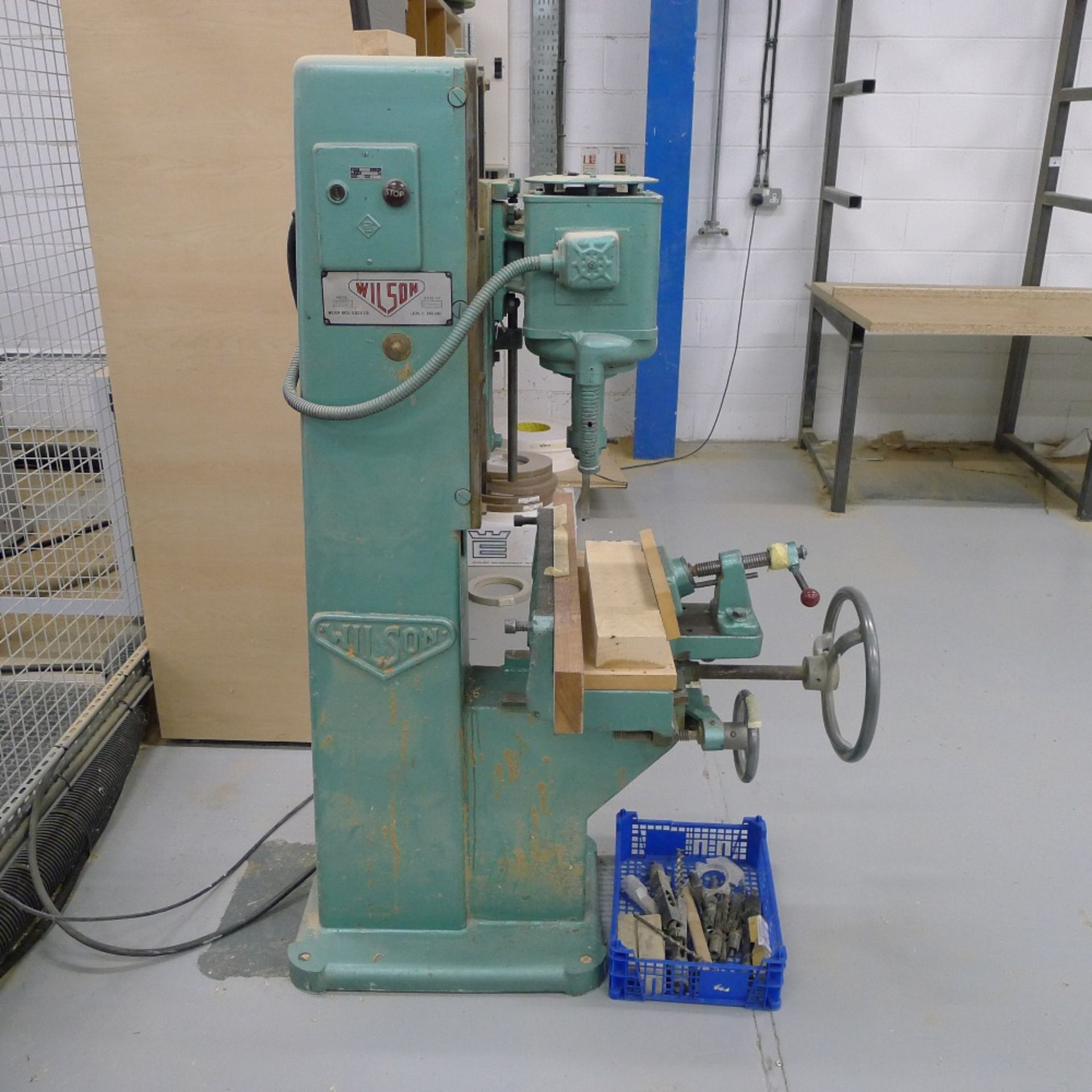 1 chisel mortiser by Wilson type MHC683N, s/n 12252865, 3ph supplied with a quantity of various - Image 4 of 6