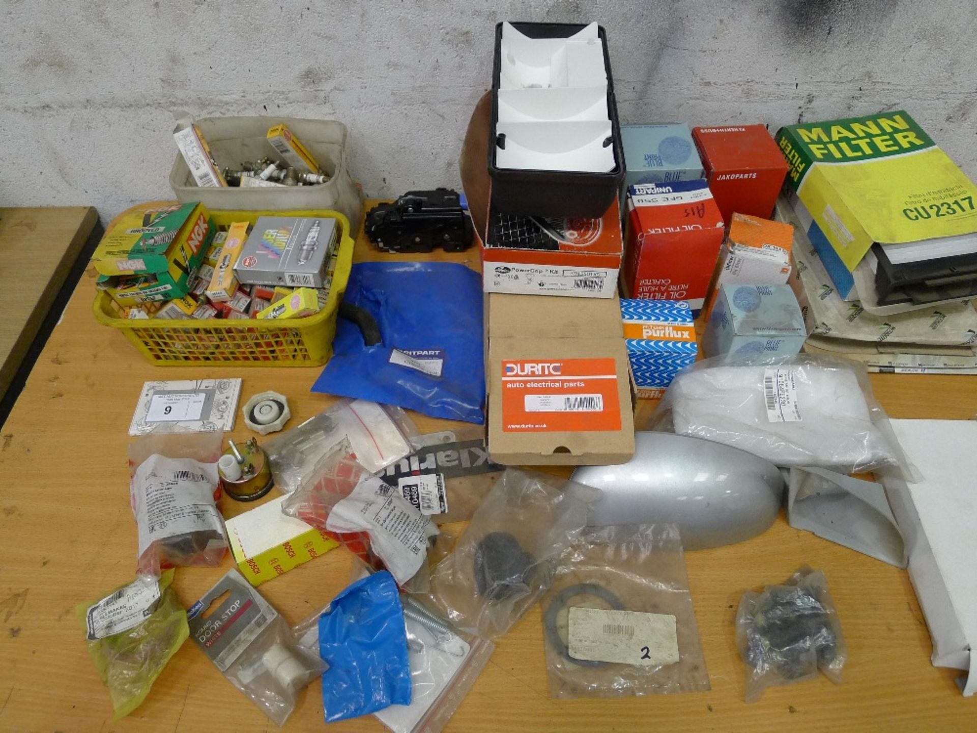 A quantity of various auto spares including spark plugs etc. Not practical to list in detail, please - Image 2 of 3