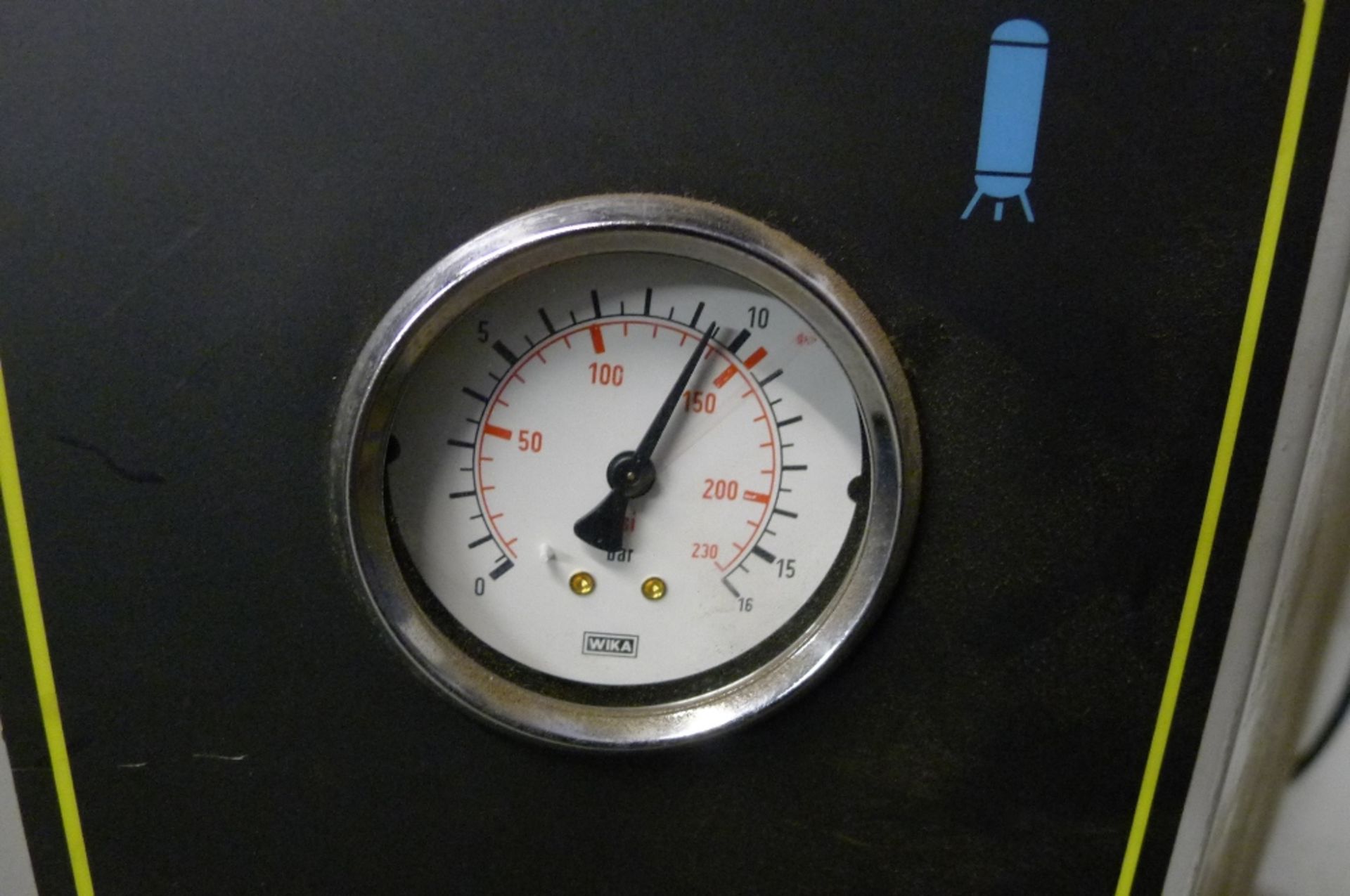 1 reciprocating silent compressor by Fini type Pulsar/C 625, 3ph, YOM 2000, 02336 hours, 10 bar / - Image 4 of 4