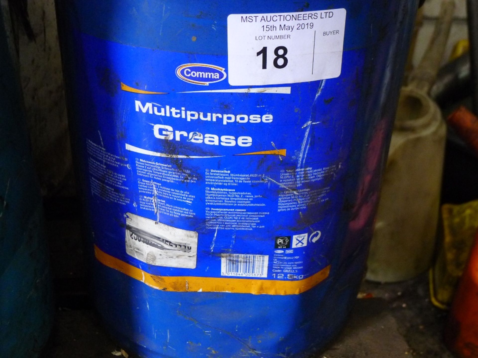 1 pallet containing a quantity of various consumables including anti freeze, gear lubricant, - Image 4 of 4