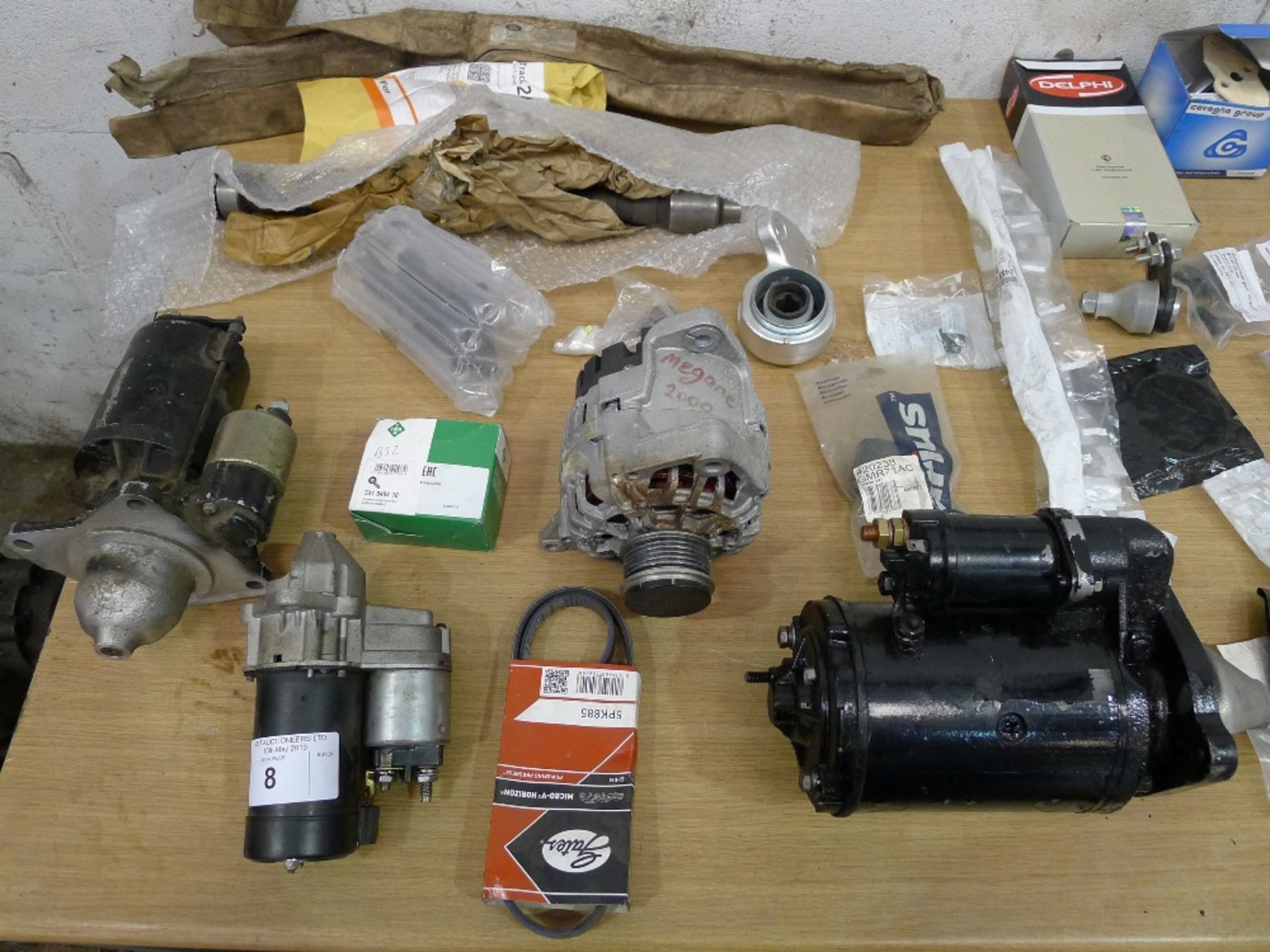 A quantity of various auto spares including starter motors etc. Not practical to list in detail, - Image 2 of 3