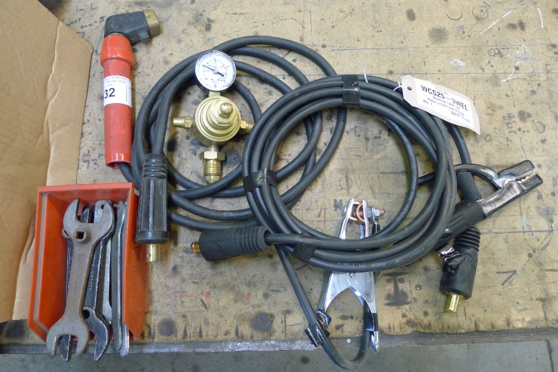 A quantity of various welding leads, holders and a gauge - Image 3 of 3