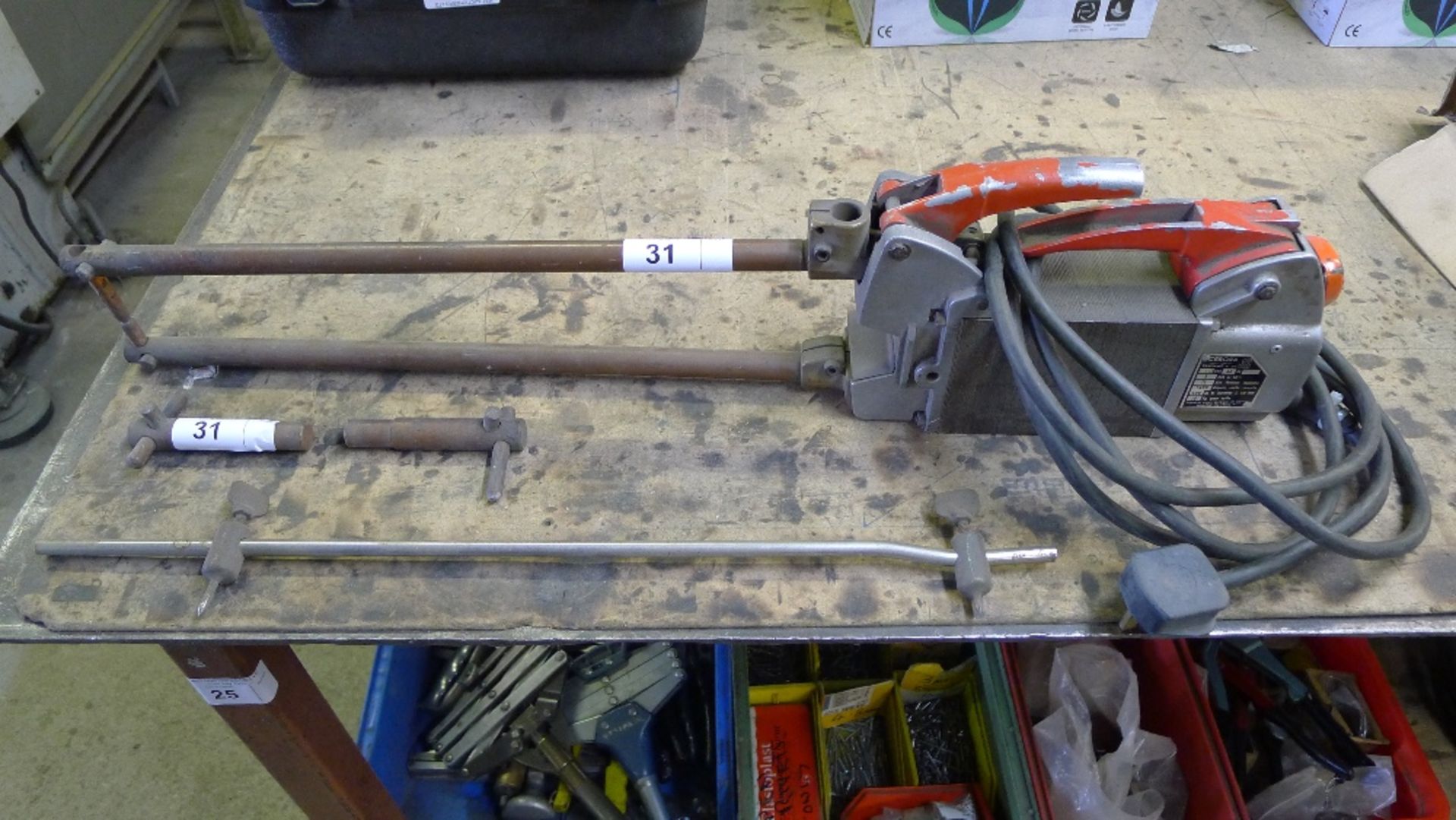 1 Cebora spot welder type Tecna T31, 240v and 1 marking tool