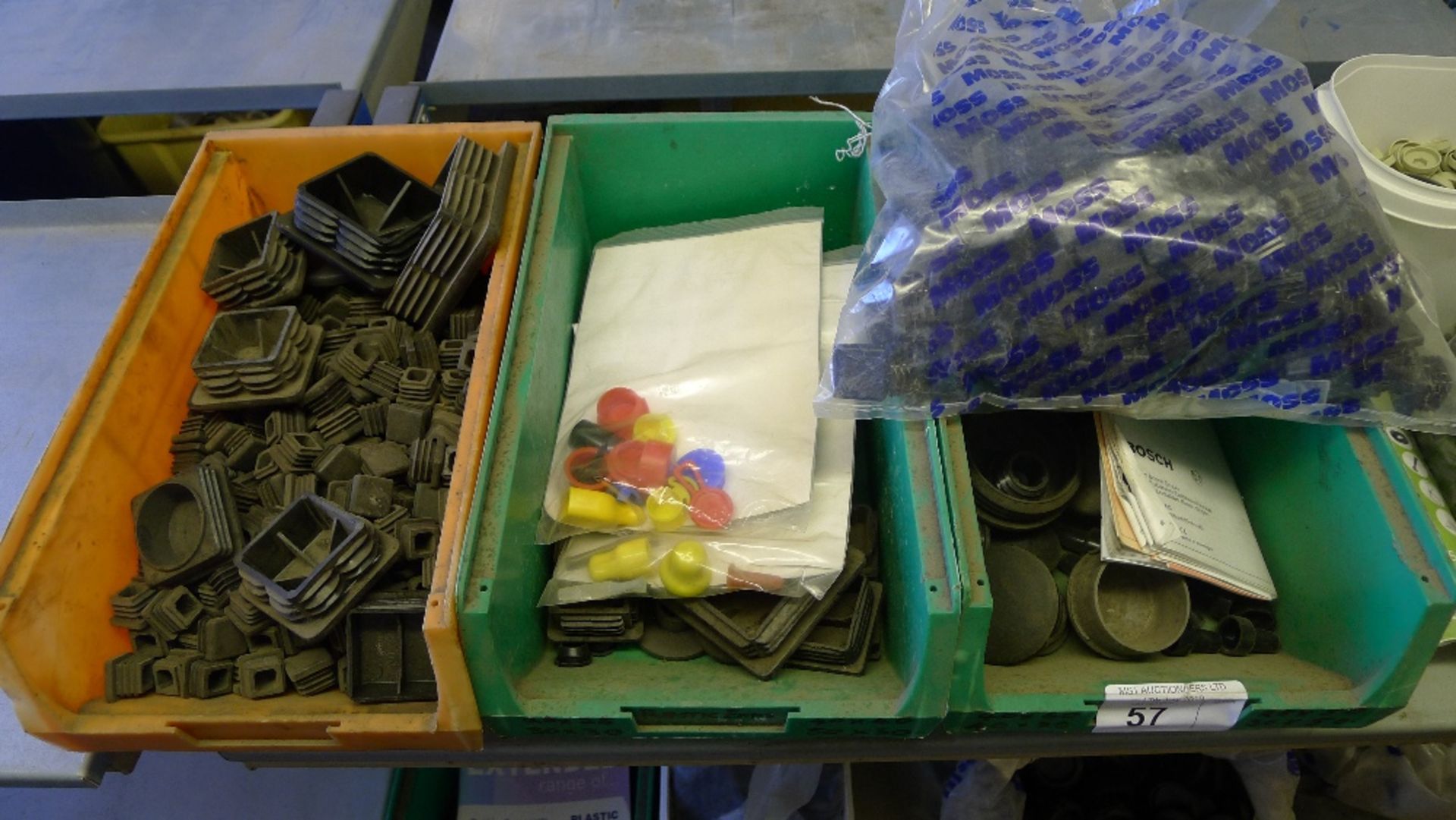 A quantity of various plastic end caps - Image 2 of 6