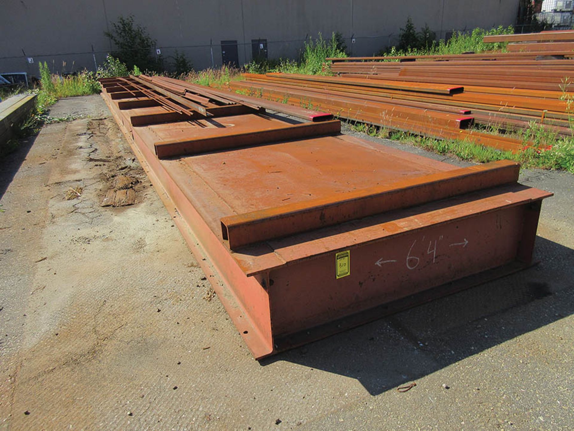 6' X 60' WORKTABLE, REBAR, ANGLE, AND CORD SECTIONS (HHSS TUBE NOT INCLUDED)