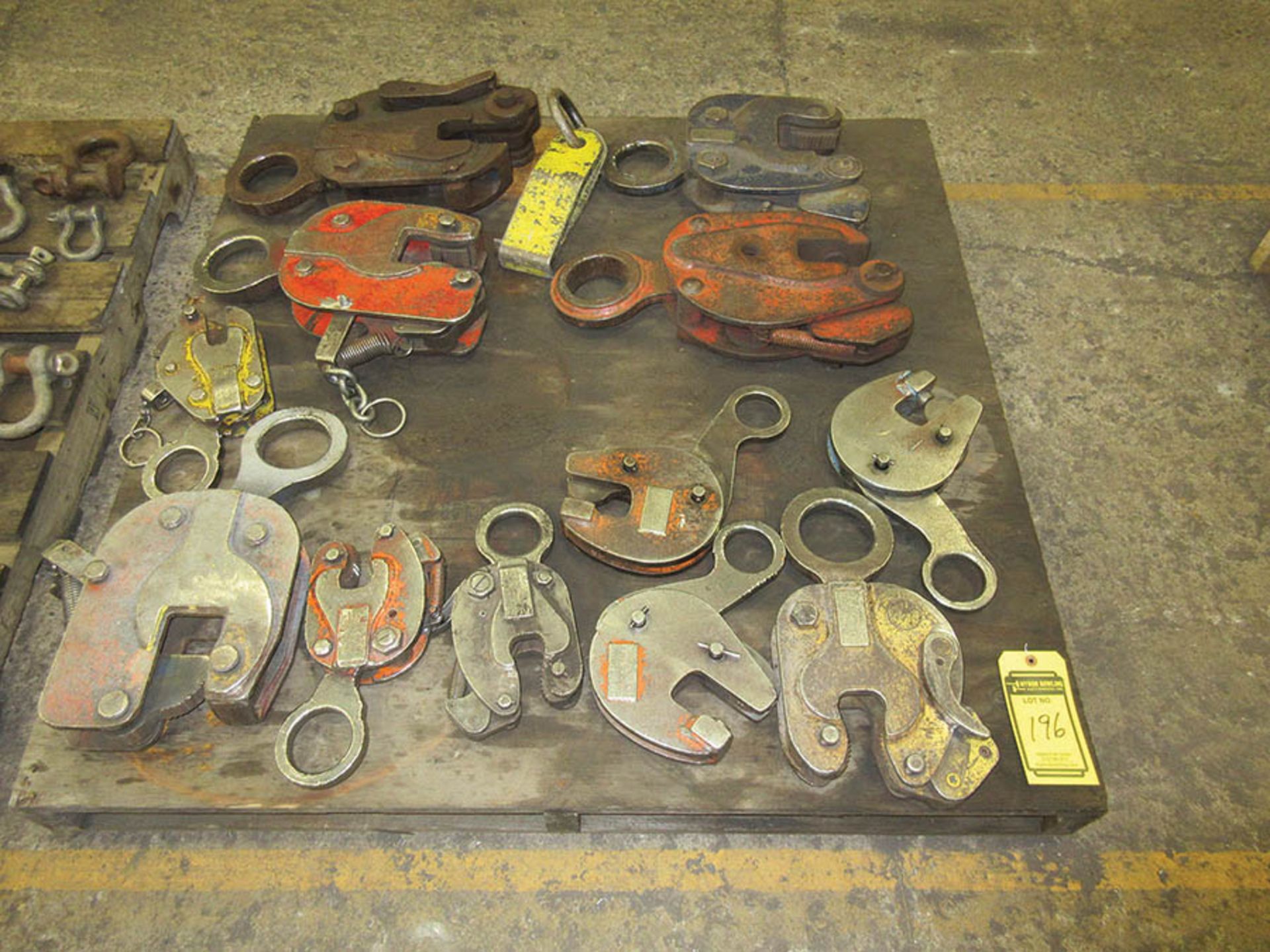 PALLET OF PLATE & BEAM CLAMPS