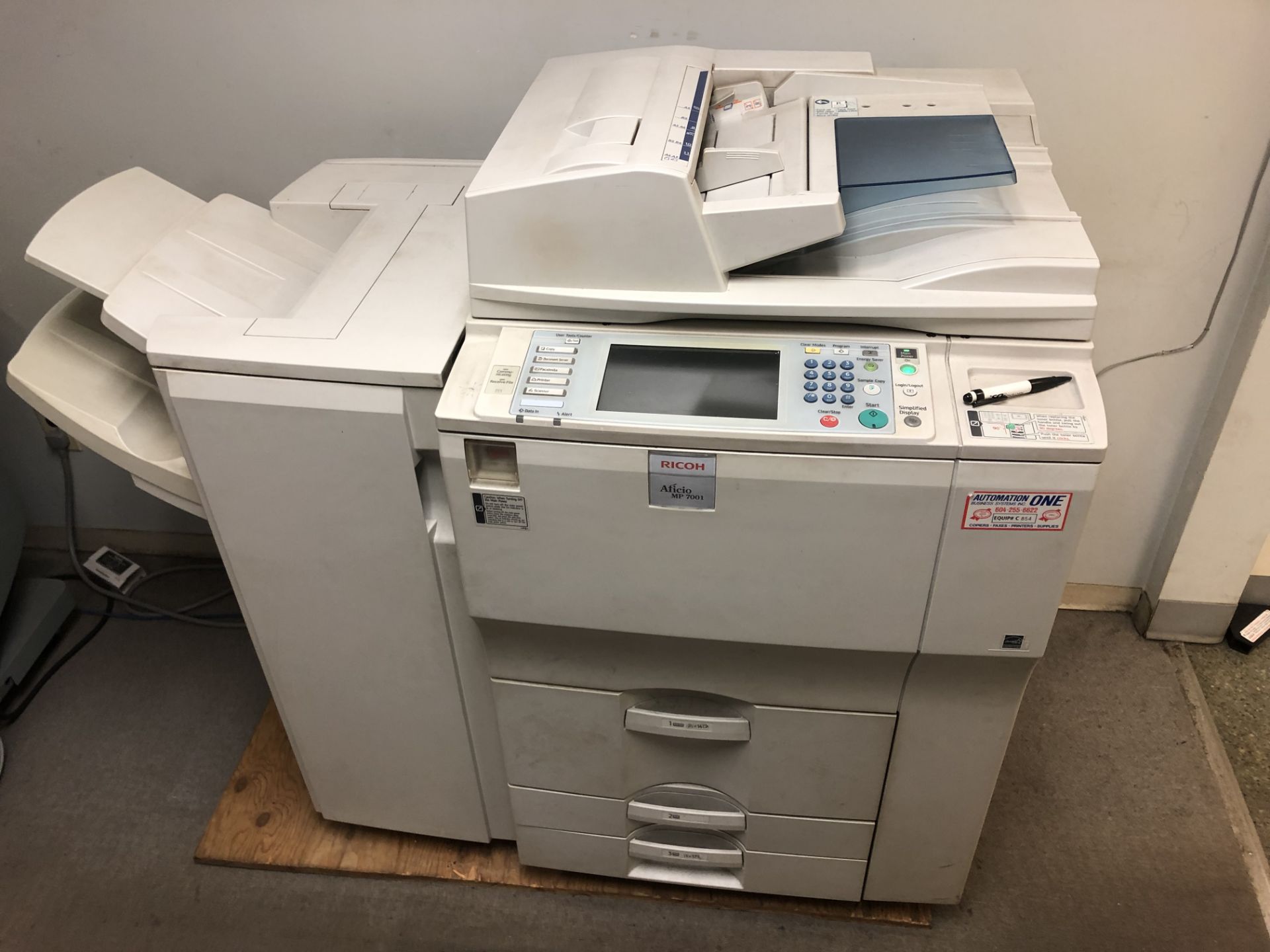 CONTENTS OF PRINTING ROOM INCLUDING RICOH AFICIO MP7001 COMMERCIAL COPIER, OCE MODEL PLOTWAVE 300 - Image 2 of 4