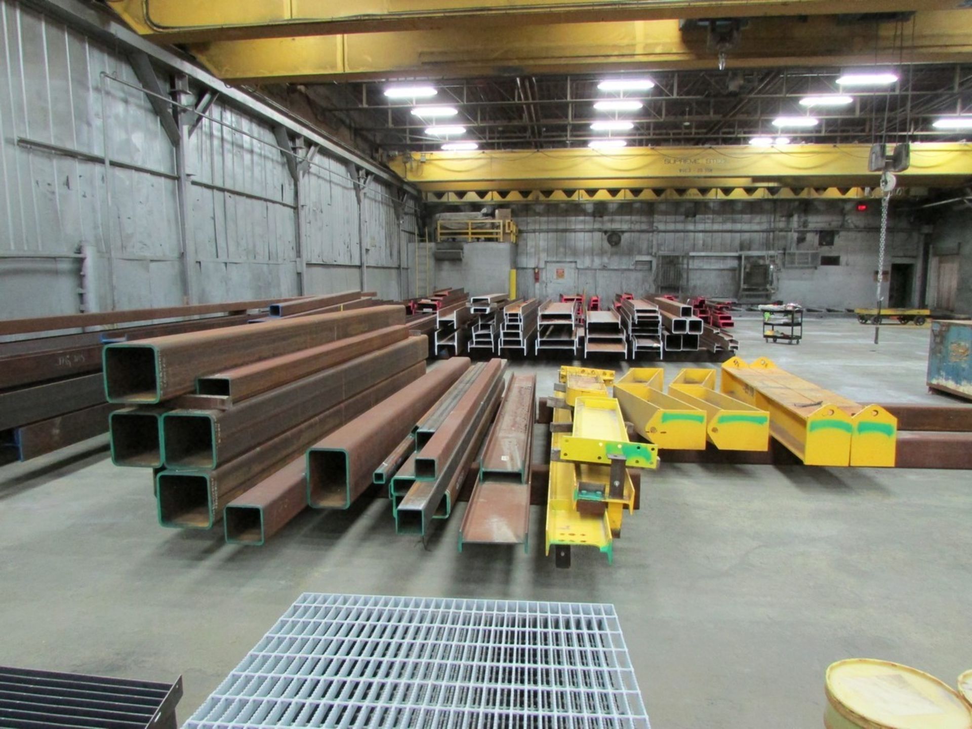 12'' square tubing, I-Beams and lifting balancer (marked in green) - Image 4 of 4