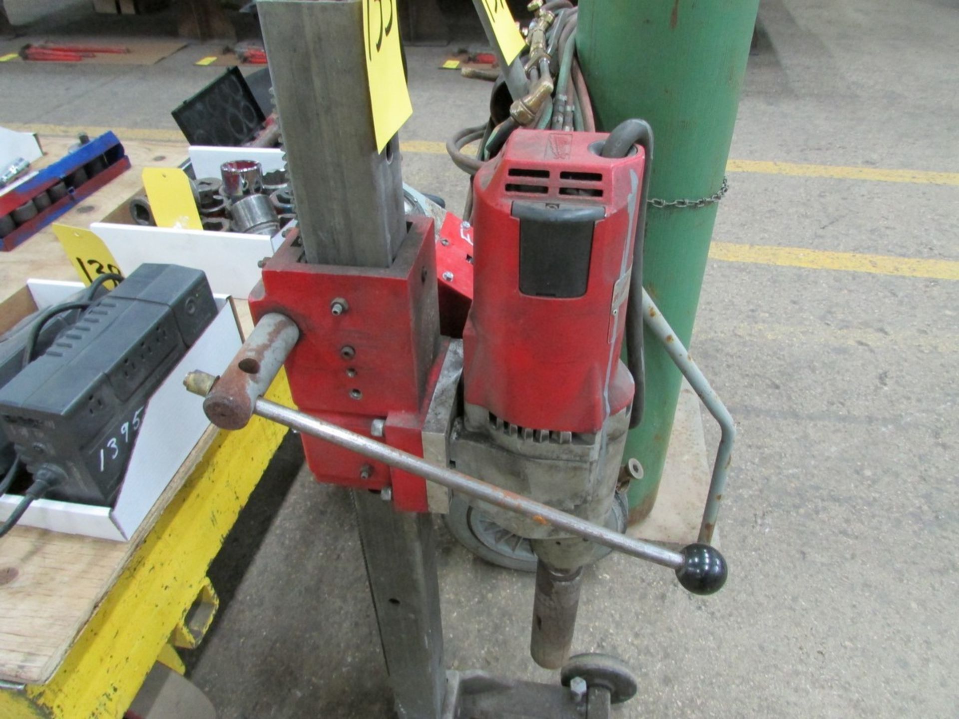 Milwaukee Dymodrill portable core drill with 3MT extension and operators manual, 120V (Note that - Image 2 of 3