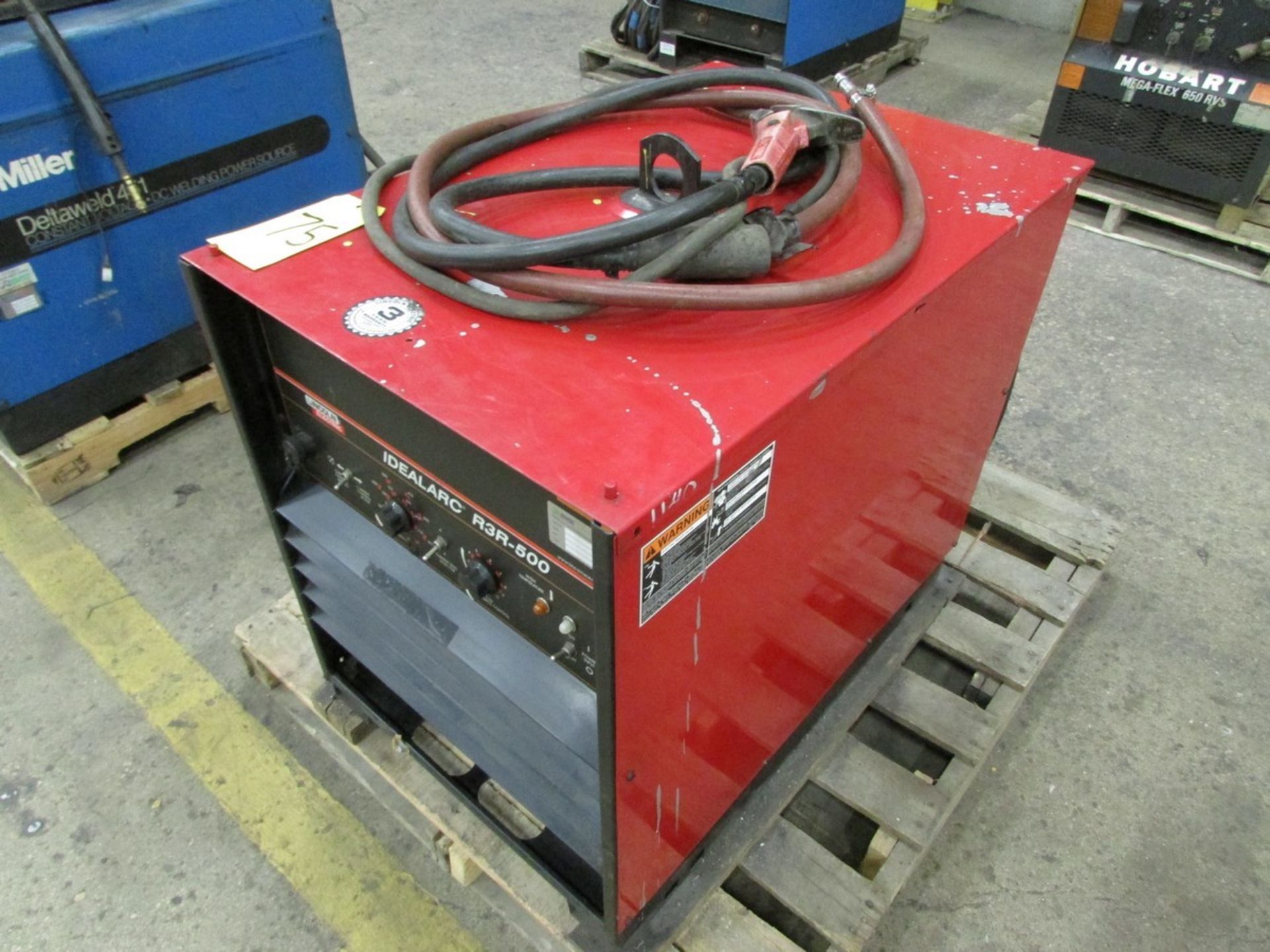 Lincoln Electric IdealArc R3R-500 welder s/n U1070400146 c/w ground cable - Image 3 of 4