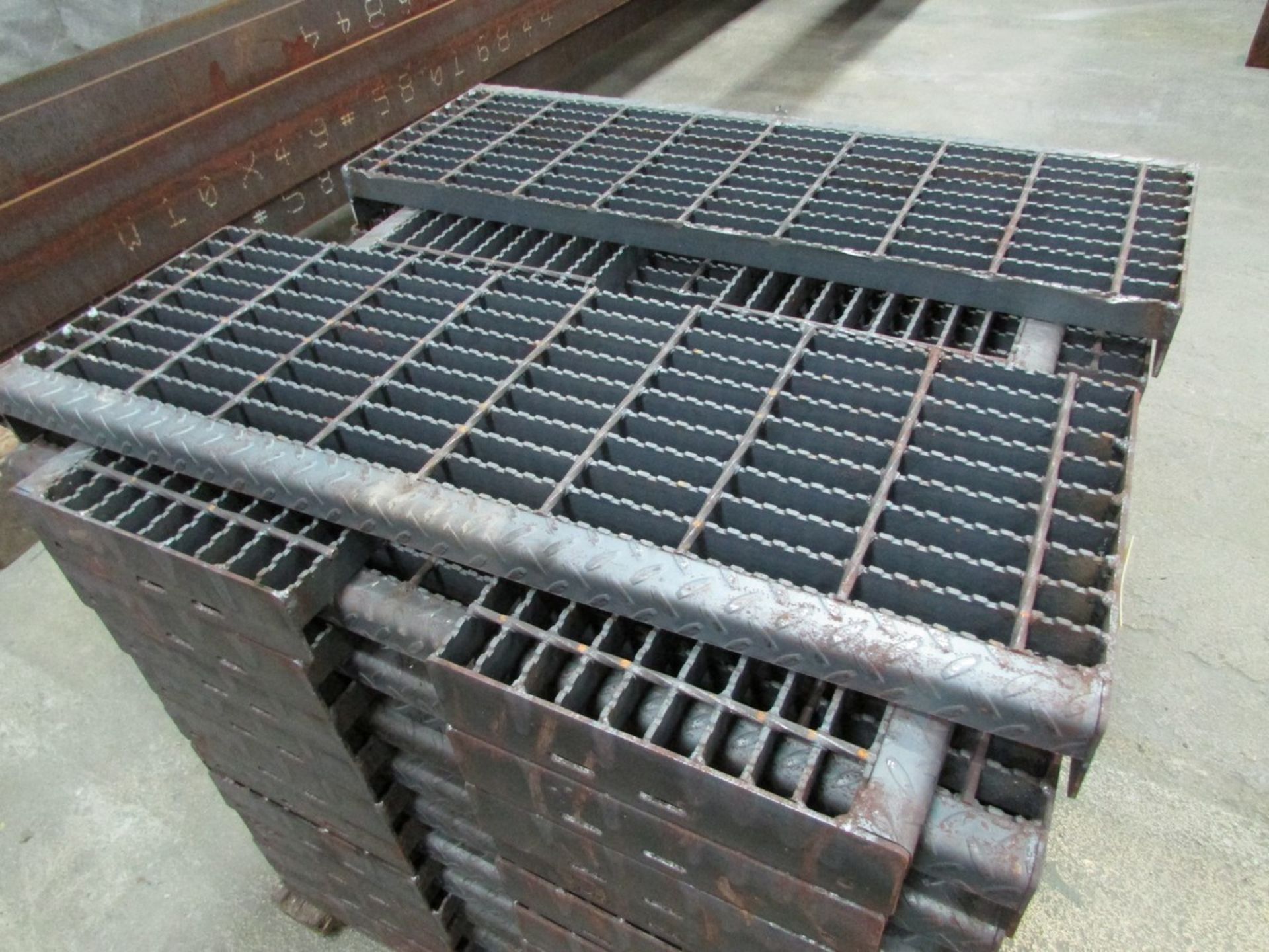 Three skids of steel grate - Image 4 of 4