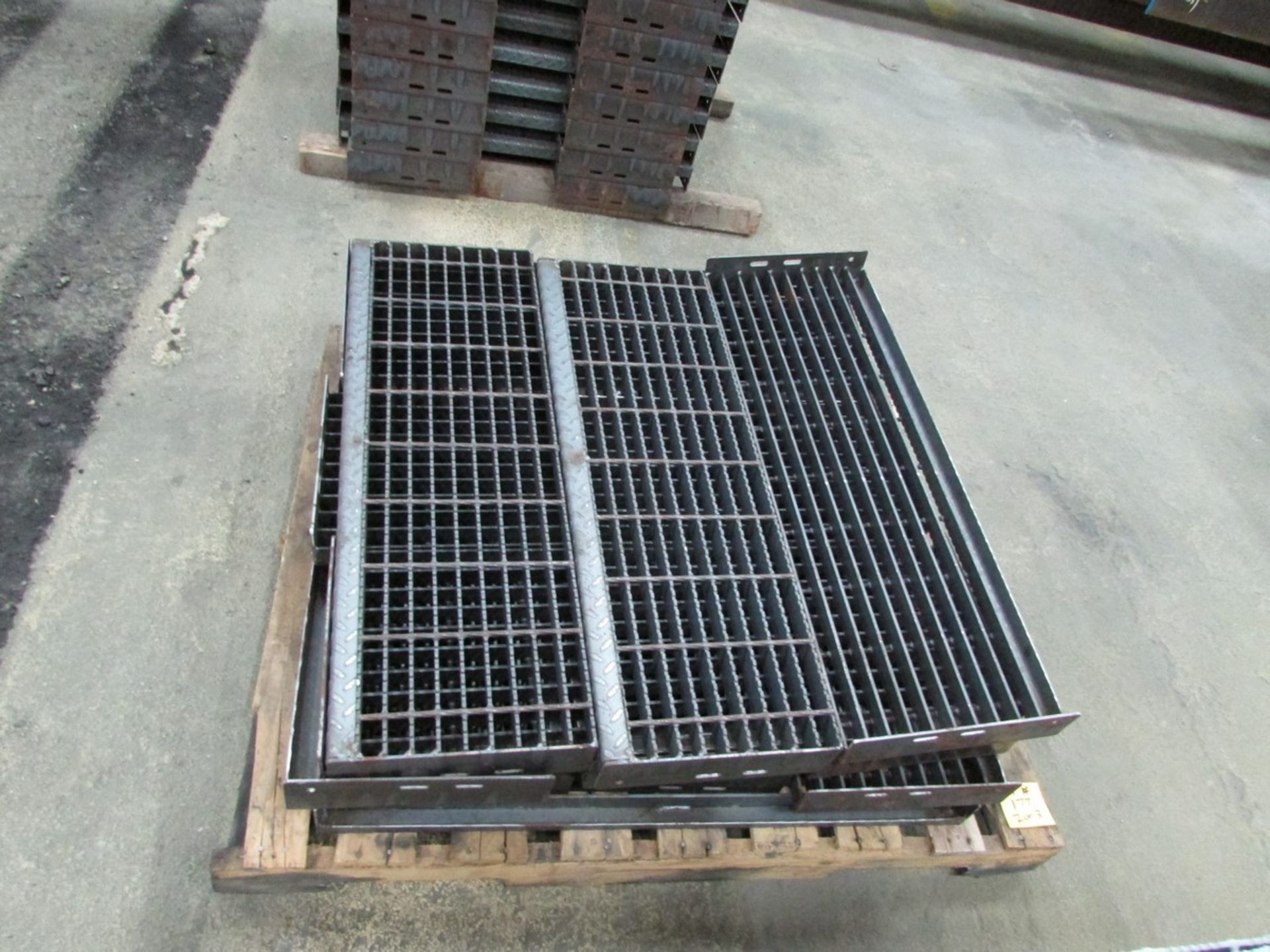 Three skids of steel grate - Image 2 of 4