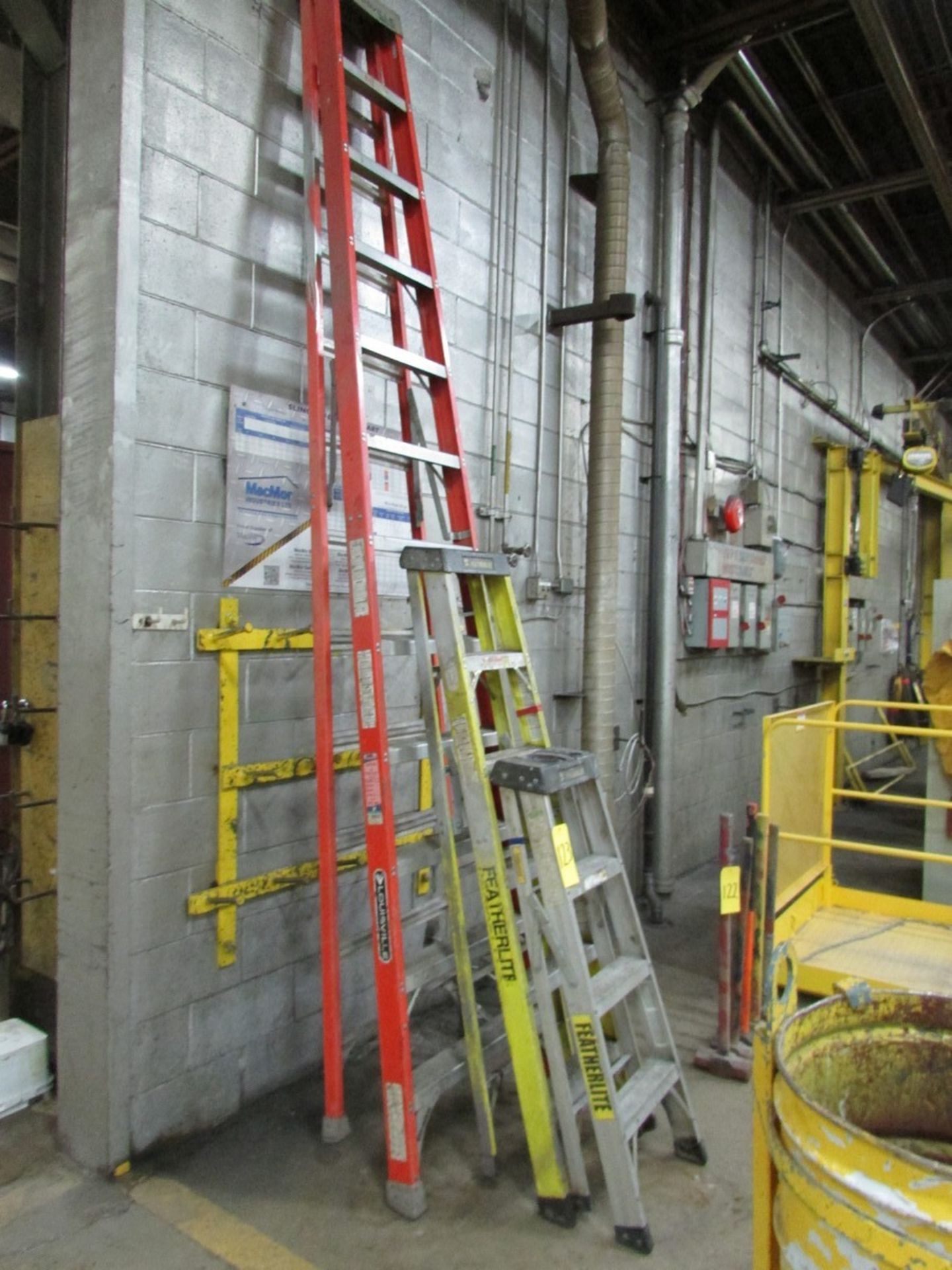 Three ladders, 4' & 6' and 12' - Image 2 of 2