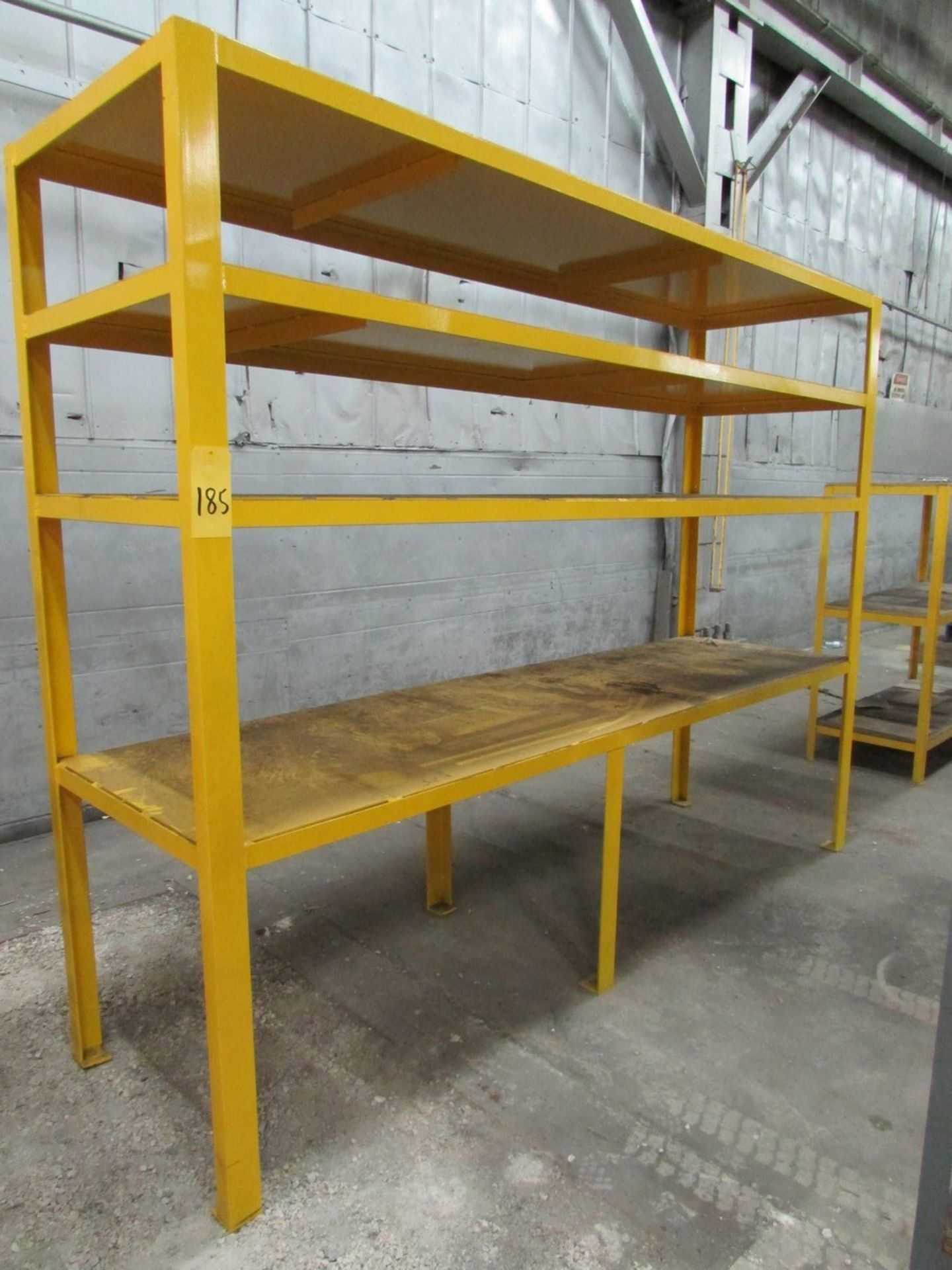 Large shelving unit; 31'' x 115'' x 89''H - Image 2 of 2