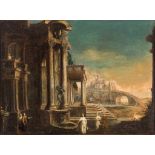 Giovanni Paolo Panini. 1691 Piacenza - 1765 Rom. In der Nachfolge. Klassische Ruinenlandschaft mit