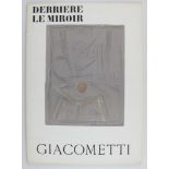 Alberto Giacometti. 1901 Borgonovo - 1966 Chur. Derrière le miroir Nr. 65. "Les Peintures de