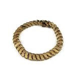 Goldenes Armband. 1940-er Jahre. 14 ct. GG, 9,8 g. L 18,5 cm