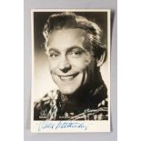 Autogramm-Postkarte Gustl Gstettenbaur (Schauspieler, 1914 - 1996)