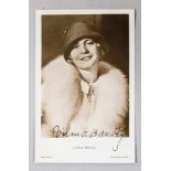 Autogramm-Postkarte Vilma Banky (Schauspielerin, 1901 - 1991)