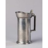 Kanne 1/2 Liter. Zinn. Schweiz, 19. Jh. H 16,5 cm