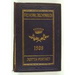 Gothaisches Genealogisches Taschenbuch der Freiherrlichen Häuser 1908. Verlag Justus Perthes, Gotha.