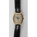 Goldene Longines-Herrenarmbanduhr. 18 ct. Modell Longines Evidenza, Ref. L2.142.6, Nr. 32451482.