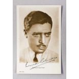 Autogramm-Postkarte Ronald Colman (Schauspieler, 1891 - 1958)