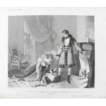Napoleon. "Napoleon accorde à la princesse de Hatzfeld la grâce de son mari". Stahlstich von Legris,