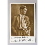 Autogramm-Postkarte Hans Brausewetter (Schauspieler, 1899 - 1945)
