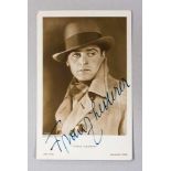 Autogramm-Postkarte Franz Lederer (Schauspieler, 1899 - 2000)