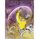 Marc Chagall. 1887 Witebsk - 1985 Saint-Paul-de-Vence. König Salomon. Farblitho, Edition Verve,