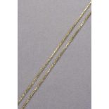 Goldene Venezianer-Kette. 14 ct. GG, 15,8 g. L 70 cm