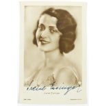 Autogramm-Postkarte Irene Eisinger (Opernsängerin, 1903-1994)- - -27.00 % buyer's premium on the