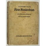 Kräuterbuch: Fuchs, Leonhard. New Kreuterbuch, in welchem nit allein die gantz histori, das ist,