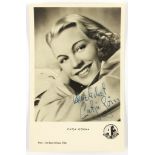 Autogramm-Postkarte Catja Görna (Schauspielerin, 1922-1996)- - -27.00 % buyer's premium on the