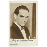 Autogramm-Postkarte Joseph Schildkraut (Schauspieler, 1896-1964)- - -27.00 % buyer's premium on