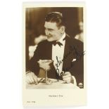 Autogramm-Postkarte Richard Dix (Schauspieler, 1893-1949)- - -27.00 % buyer's premium on the