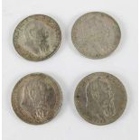 Bayern: fünf Münzen 2 Mark (S) 1911 Prinzregent Luitpold, J. 48- - -27.00 % buyer's premium on the