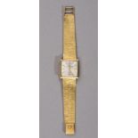 Goldene Vacheron & Constantin-Herrenarmbanduhr, 18 ct. Quadratisches glattes Gehäuse, Nr. 426840-