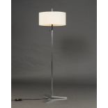 Stehlampe. Lampe höhenverstellbar. Verchromt. Wohnbedarf Zürich, 1960-er Jahre- - -27.00 % buyer's