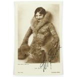 Autogramm-Postkarte La Jana (Schauspielerin und Tänzerin, 1905-1940)- - -27.00 % buyer's premium