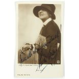 Autogramm-Postkarte Mia May (Schauspielerin, 1884-1980)- - -27.00 % buyer's premium on the hammer