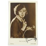 Autogramm-Postkarte Corinne Griffith (Schauspielerin, 1894-1979)- - -27.00 % buyer's premium on