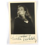 Autogramm-Postkarte Gisela Fackeldey (Schauspielerin, 1920-1986)- - -27.00 % buyer's premium on