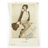 Autogramm-Postkarte Corry Bell (Schauspielerin, geb. 1904)- - -27.00 % buyer's premium on the hammer