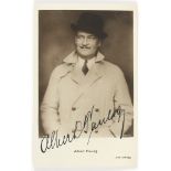 Autogramm-Postkarte Albert Paulig (Schauspieler, 1873-1933)- - -27.00 % buyer's premium on the