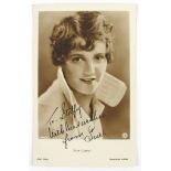 Autogramm-Postkarte Sue Carol (Schauspielerin, 1906-1982)- - -27.00 % buyer's premium on the