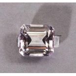 Kunzit. Oktagonal geschliffen, ca. 16,70 ct.- - -27.00 % buyer's premium on the hammer priceVAT