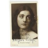 Autogramm-Postkarte Margarete Schlegel (Schauspielerin und Operettensängerin, 1899-1987)- - -27.00 %