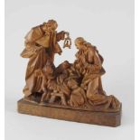 Weihnachtskrippe von Rupert Reindl (1908 Patsch - 1990 Innsbruck). Holz. 27 x 30 x 10 cm- - -27.00 %